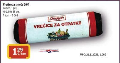 Domeo Vrećice za smeće 20/1