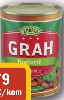 Zorela Grah smeđi borlotti