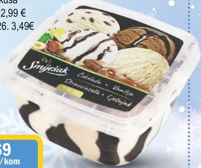 Smiješak Sladoled 4 okusa