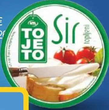 ToJeTo Sir topljeni
