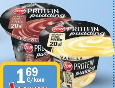 Zott Puding protein čokolada, vanilija