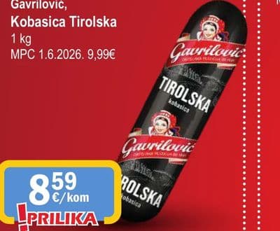 Gavriloć Kobasica Tirolska