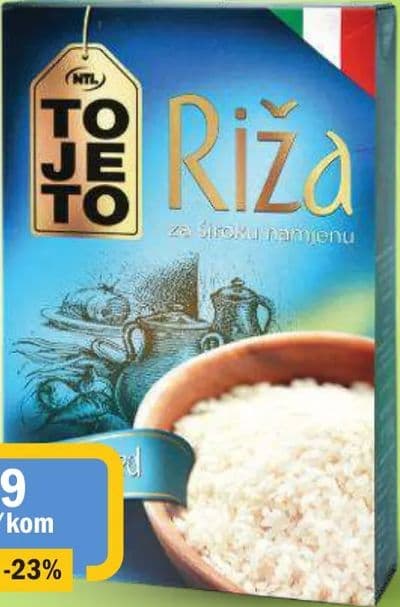 ToJeTo, Riža Parboiled