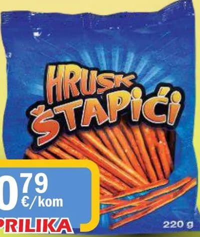 Hrusk Štapići slani