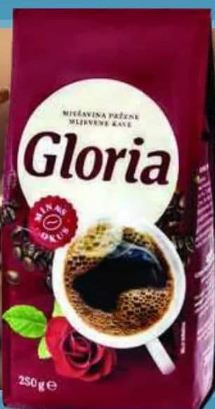 Gloria, Kava mljevena vrećica