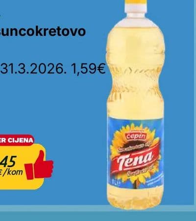 Tena, Ulje suncokretovo