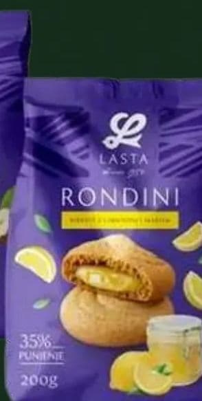 Lasta Krem biskvit Rondini limun-mak, bijeli lješnjak