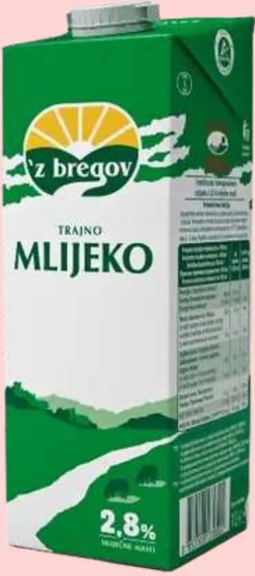 'z bregov Mlijeko trajno 2,8% m.m.