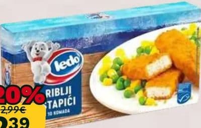 Ledo Panirani riblji štapići