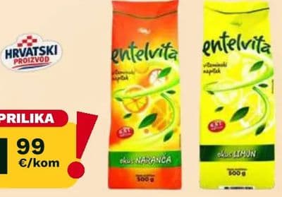 Entelvita, NTL Instant napitak naranča, Limun