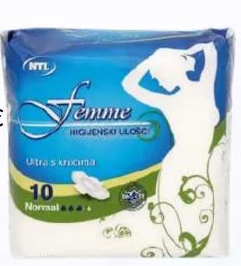 Femme,NTL Ulošci higijenski normal ultra wings