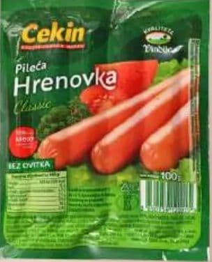 Cekin, Pileća hrenovka bez ovitka