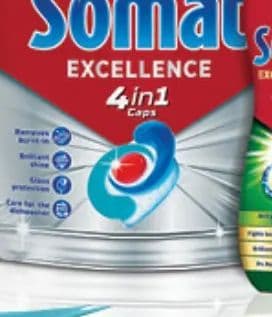 SOMAT SOMAT Gel, tablete za strojno pranje posuđa, odabrane vrste
