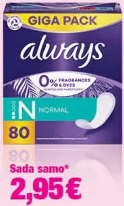 ALWAYS ALWAYS PLATINUM ULTRA NIGHT Higijenski ulošci