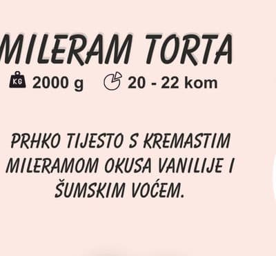 MILERAM TORTA