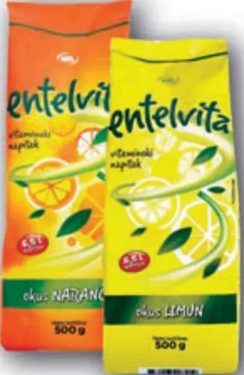 Entelvita Instant napitak naranča, Limun