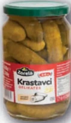 Zorela Kiseli krastavci delikates 3-6cm*