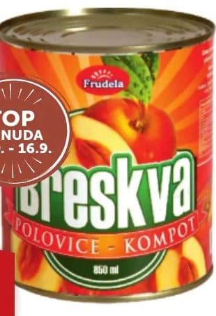 Frudela Kompot Frudela Breskva