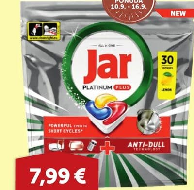 Jar Tablete Jar Platinum+ Limun, 30/1
