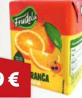 Frudela Piće Frudela Jabuka nektar, Naranča nektar
