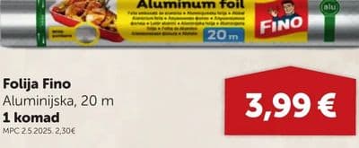 Fino Folija Fino Aluminijska, 20 m