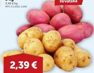 Krumpir crveni, bijeli