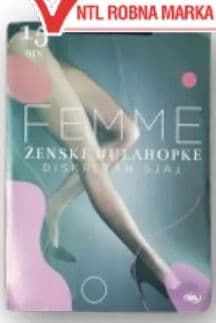 Femme Čarapa hulahop 15 den