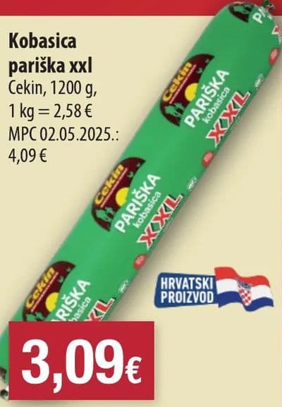 Cekin Pariska xxl kobasica