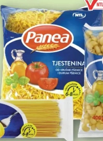 Panea Tjestenina špageti, Pužići