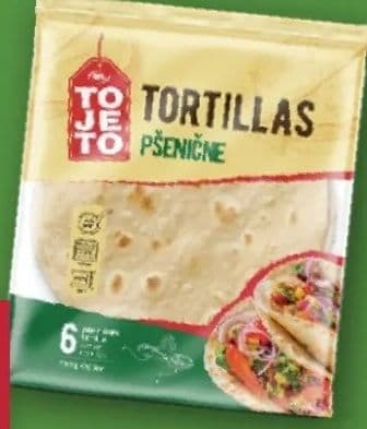 ToJeTo Tortilla pšenična