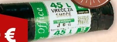 Vreće za smeće 45 l, 15/1, 50x60 cm