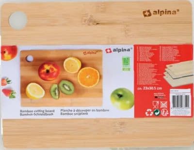 alpina Daska za rezanje Bambus, 30 x 20 cm
