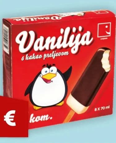 Sladoled Vanilija, kakao