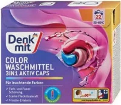 Denkmit Denkmit kapsule za pranje šarenog rublja 3u1