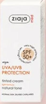 ziaja med tonirajuća krema za lice sa zaštitnim faktorom, SPF 50+,