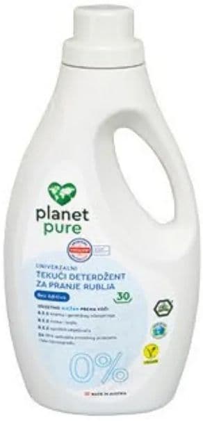planet pure univerzalni tekući deterdžent za pranje rublja bez parfema, 30 pranja, 1,5 L