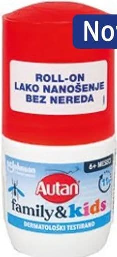 Autan Autan roll-on repelent family & kids