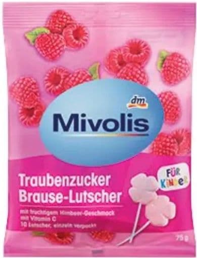 Mivolis šumeća lizalica od grožđanog šećera s vitaminom C