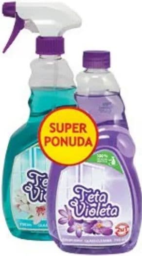 Violeta sredstvo za čišćenje stakla, 750 ml - refill, 750 ml