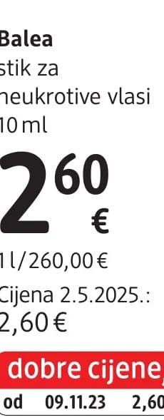 Balea stik za neukrotive vlasi