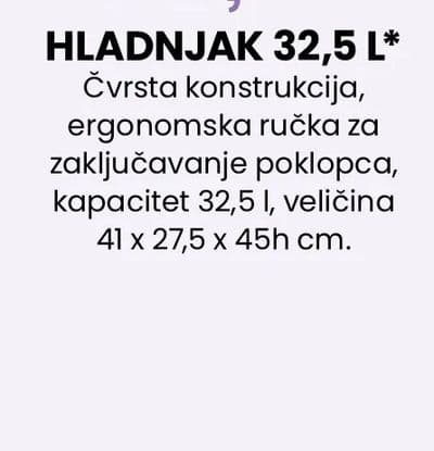 HLADNJAK 32,5 L