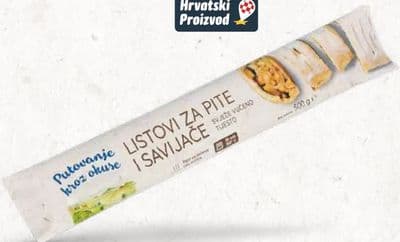 Putovanje kroz okuse LISTOVI ZA PITE I SAVIJAČE