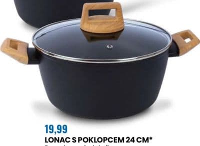 LONAC S POKLOPCEM 24 CM