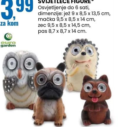 euro garden SVIJETLEĆE FIGURE