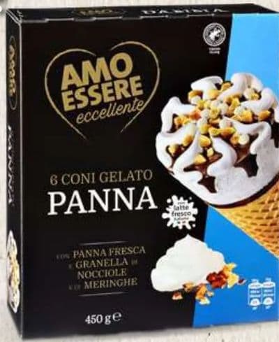 AMO ESSERE eccellente SLADOLED KORNET SA ŠLAGOM 6 KOM PREMIUM
