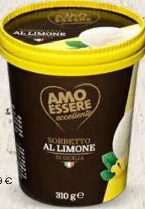 AMO ESSERE eccellente SORBET SICILIJANSKI LIMUN PREMIUM