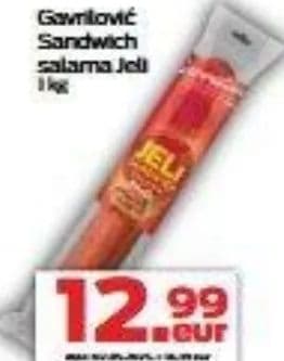 Gavrlović Sandwich salama Jeli