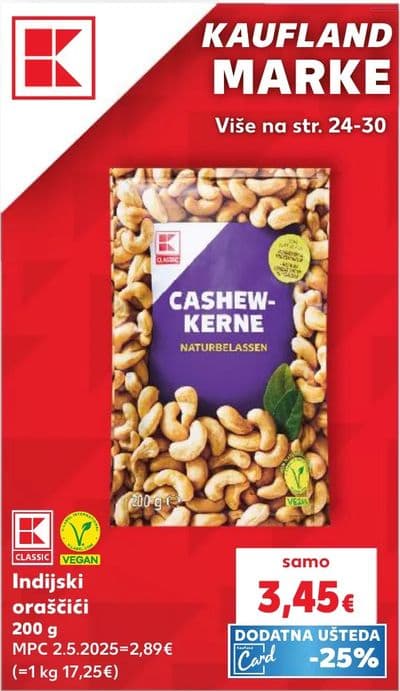 Kaufland Marke Indijski oraščići