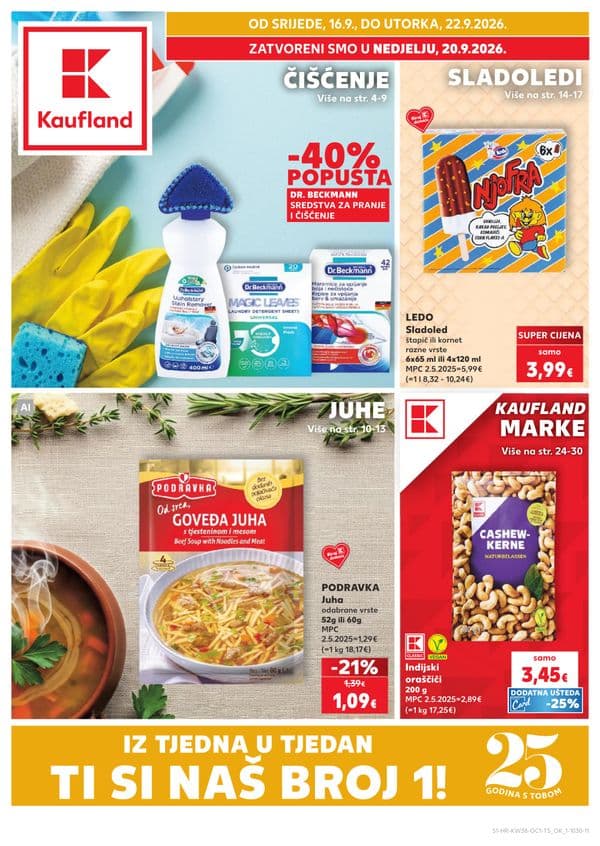 Kaufland - Dodatni katalog 1 (16. 09. 2026. - 22. 09. 2026.)