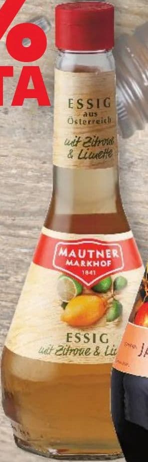 Mautner Markhof Essig mit Zitrone & Limette